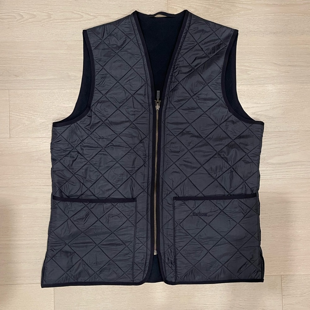 100% Authentic Black Barbour Polarquilt Vest Men’s Medium